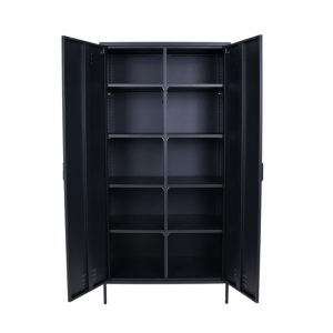 MaximaVida metalen kleding lockerkast Finn 90 x 50 x 185 cm zwart – 8 MaximaVida metalen kleding lockerkast Finn 90 x 50 x 185 cm zwart – 8
