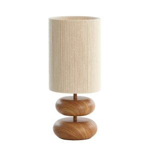 Light & Living tafellamp Danialo – naturel – Ø22cm Light & Living tafellamp Danialo – naturel – Ø22cm
