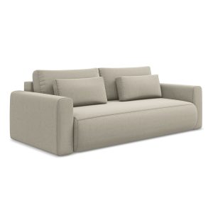 LaMiaSofa 3-zits slaapbank Perugia – velours – parel – 238x105x82 LaMiaSofa 3-zits slaapbank Perugia – velours – parel – 238x105x82