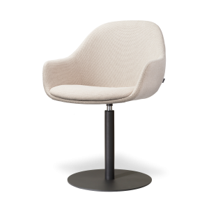 Nolon Niva-Mae tulp eetkamerstoel beige zwart – onderstel Nolon Niva-Mae tulp eetkamerstoel beige zwart – onderstel