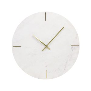 Light & Living klok MORENO – 43x2x43cm – wit Light & Living klok MORENO – 43x2x43cm – wit