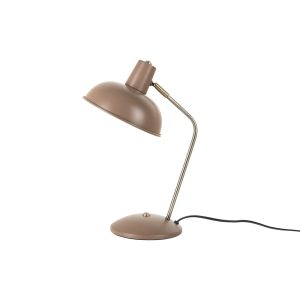 Leitmotiv tafellamp Hood – bruin – Ø26cm Leitmotiv tafellamp Hood – bruin – Ø26cm