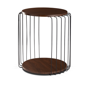 Lisomme Yuki Ronde Houten Salontafel Ø 46 cm – Walnoot Lisomme Yuki Ronde Houten Salontafel Ø 46 cm – Walnoot