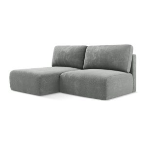 LaMiaSofa hoekbank links Ostia – chenille stof – grijs – 210x149x79 LaMiaSofa hoekbank links Ostia – chenille stof – grijs – 210x149x79