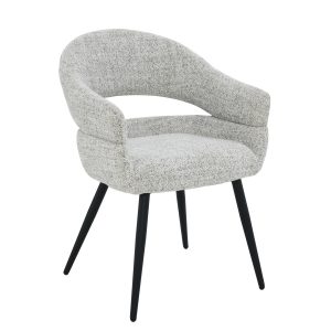 Livingfurn eetkamerstoel Megan – beige – set van 2 – 62x58x85 Livingfurn eetkamerstoel Megan – beige – set van 2 – 62x58x85