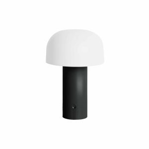 Leitmotiv tafellamp Luca LED – zwart – 15x15x22.5cm – Paddenstoellamp Leitmotiv tafellamp Luca LED – zwart – 15x15x22.5cm – Paddenstoellamp