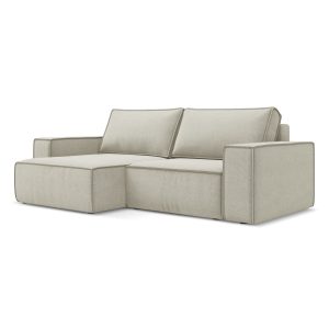 LaMiaSofa hoekbank links Livorno – textuurstof – lichtbeige – 257x148x LaMiaSofa hoekbank links Livorno – textuurstof – lichtbeige – 257x148x