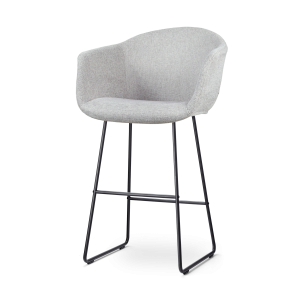 Nolon Nino-Otis Barkruk Lichtgrijs – met Armleuning – Zwart – 75 cm Nolon Nino-Otis Barkruk Lichtgrijs – met Armleuning – Zwart – 75 cm