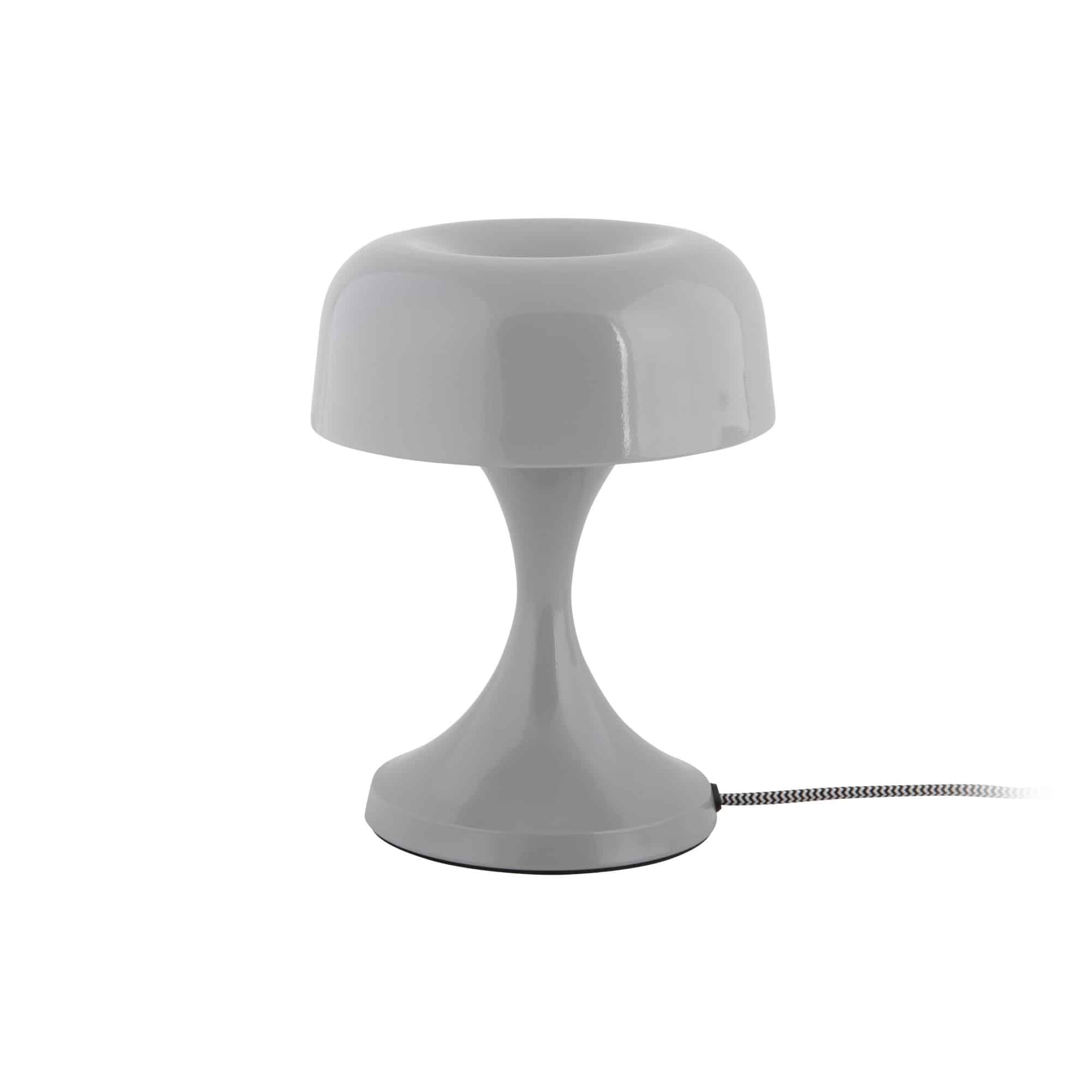 Leitmotiv tafellamp Moda Retro - grijs - 15.5x15.5x20cm - Paddenstoell