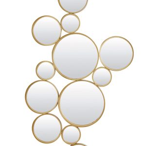 Light & Living spiegel CIELO – 127×3.5×64.5cm – goud Light & Living spiegel CIELO – 127×3.5×64.5cm – goud