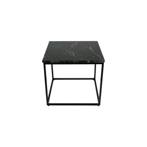 Kick bijzettafel Marble 50x50cm – Zwart Kick bijzettafel Marble 50x50cm – Zwart