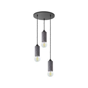 LABEL51 Hanglamp Fresco – Donkergrijs Beton – 30x30x120cm LABEL51 Hanglamp Fresco – Donkergrijs Beton – 30x30x120cm