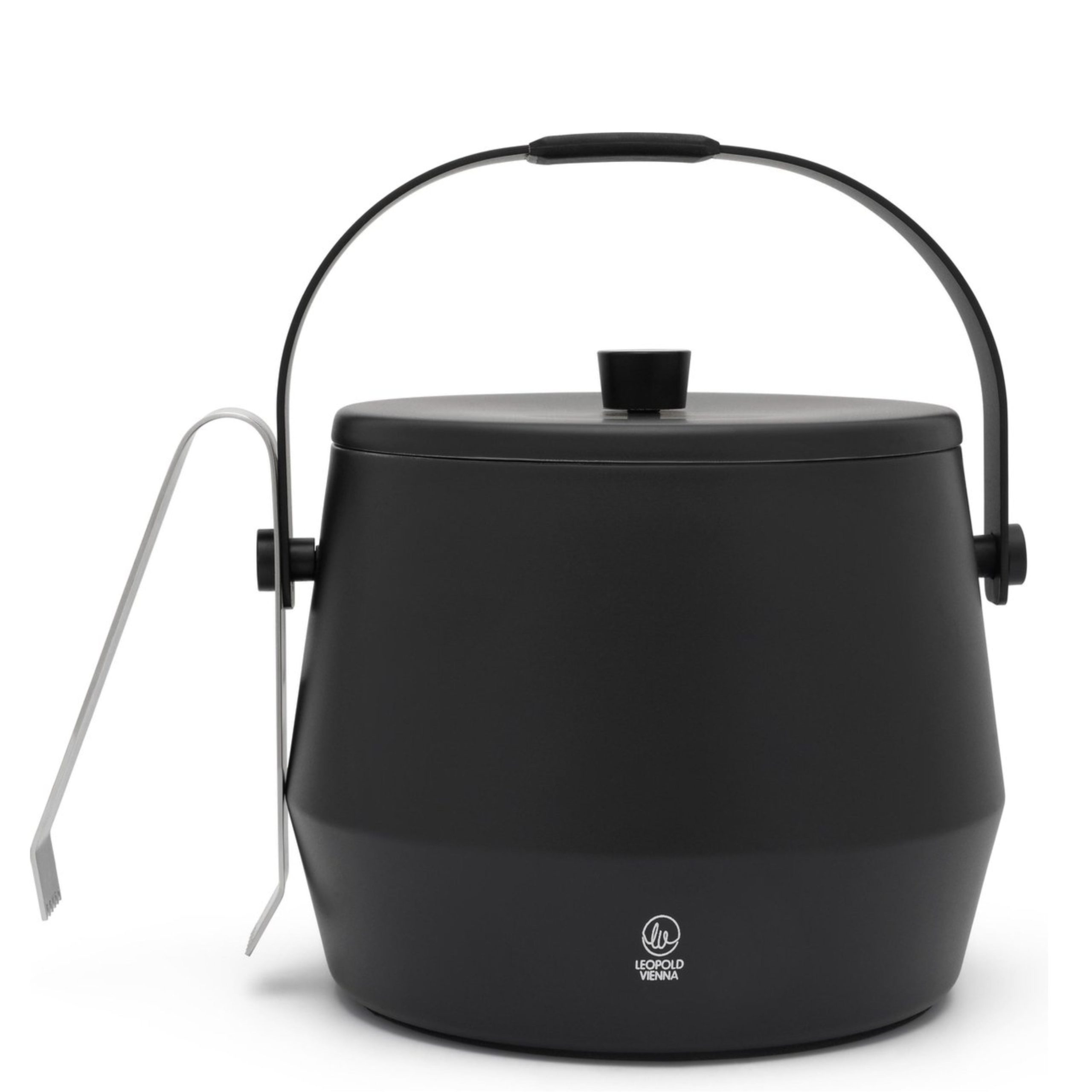 Leopold Vienna - IJsemmer dubbelwandig met deksel - 1,0L met tang mat