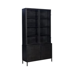 New Routz Buffetkast Garland 4-deurs zwart New Routz Buffetkast Garland 4-deurs zwart