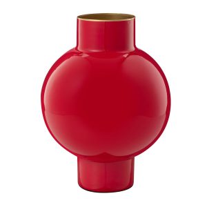 Pip Studio Bloemenvaas – Metalen Vaas – Woonaccessoires – Rood – 18×24 Pip Studio Bloemenvaas – Metalen Vaas – Woonaccessoires – Rood – 18×24