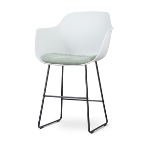 Nolon Nino-Liz Barkruk Wit – Zacht Groen Kussen – Zwart Frame – 65 cm Nolon Nino-Liz Barkruk Wit – Zacht Groen Kussen – Zwart Frame – 65 cm