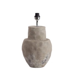 Light & Living lampvoet Lezama – grijs – Ø27.5cm Light & Living lampvoet Lezama – grijs – Ø27.5cm
