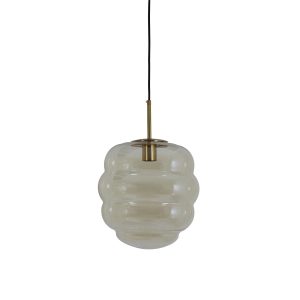 Light & Living hanglamp Misty – oranje – Ø30cm Light & Living hanglamp Misty – oranje – Ø30cm
