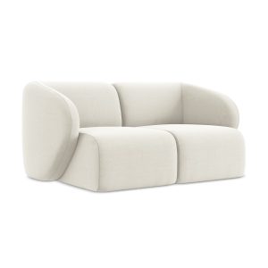 LaMiaSofa Tweezits modulaire bank Cervo – velours – lichtbeige – 174×9