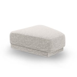 Micadoni Poef Miley chenille, lichtgrijs – 79x88x40cm Micadoni Poef Miley chenille, lichtgrijs – 79x88x40cm