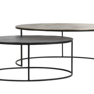 Light & Living salontafel PAXSON – 103x60x40cm – brons – Set van 2 Light & Living salontafel PAXSON – 103x60x40cm – brons – Set van 2
