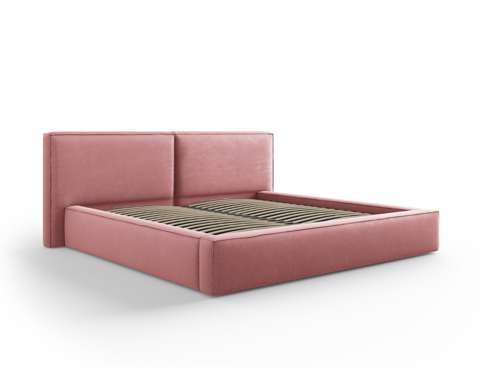 Micadoni Opbergbed met hoofdeinde Jodie 200x200cm, structurele stof, r