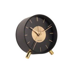 Karlsson wekker Gold Disc – zwart – 11x11x12cm – Vaderdag – Vaderdagca Karlsson wekker Gold Disc – zwart – 11x11x12cm – Vaderdag – Vaderdagca