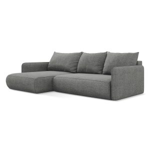 LaMiaSofa hoekbank links Palermo – chenille stof – olifant – 240x148x8 LaMiaSofa hoekbank links Palermo – chenille stof – olifant – 240x148x8