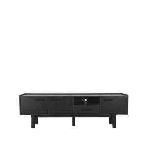 LABEL51 Tv-meubel Cali – Zwart Eikenhout – 190x45x60cm LABEL51 Tv-meubel Cali – Zwart Eikenhout – 190x45x60cm
