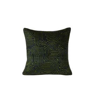 Madura Kussenovertrek Klark middernachtblauw en olijfgroen 40×40 cm Madura Kussenovertrek Klark middernachtblauw en olijfgroen 40×40 cm