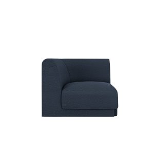 Micadoni Hoekmodule Miley boucle donkerblauw – 90x90x70cm