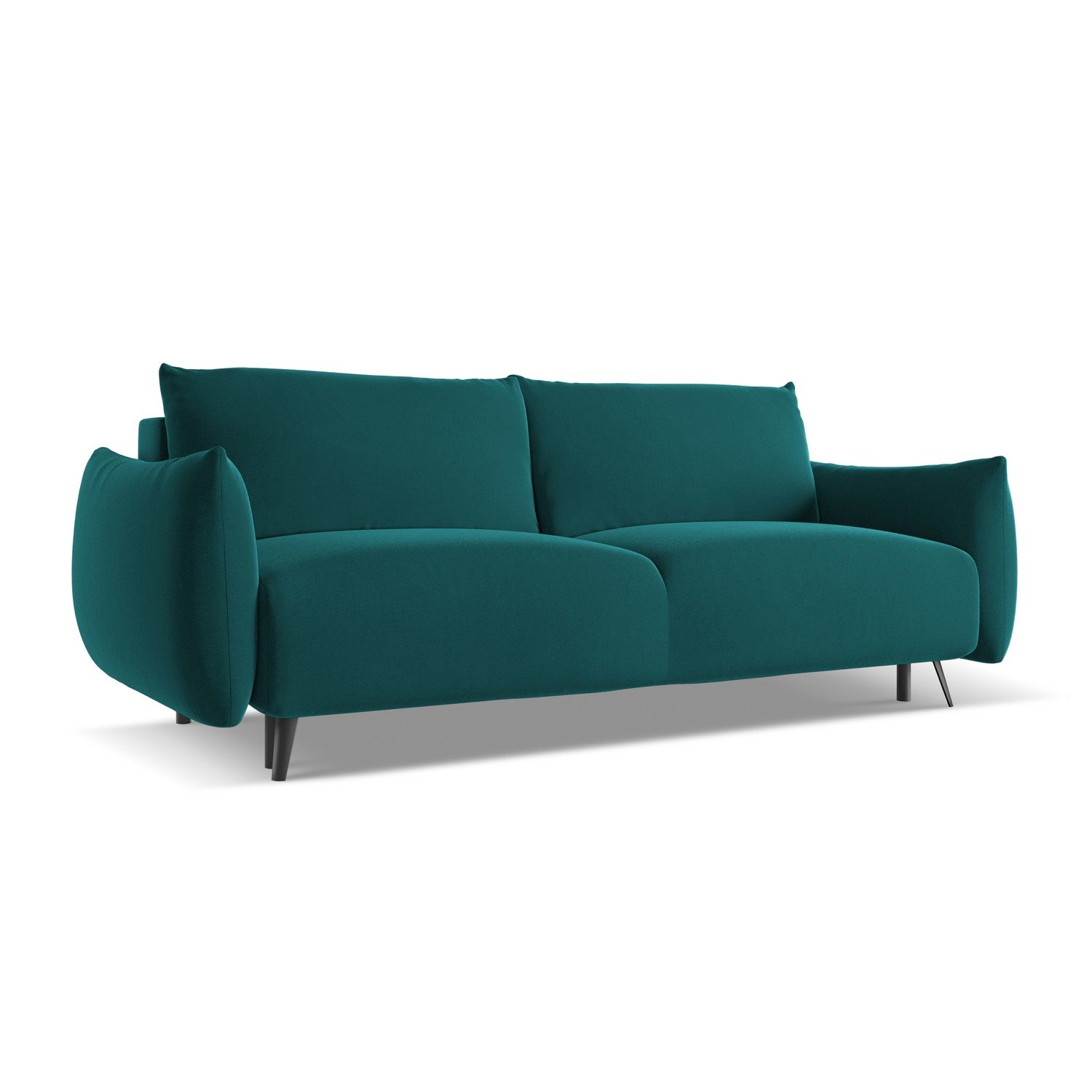 LaMiaSofa 3-zits slaapbank Genova - velours - marien - 230x105x86