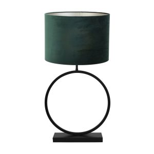 Light & Living tafellamp Liva/Velours – zwart, groen – 40x40x78.5cm Light & Living tafellamp Liva/Velours – zwart, groen – 40x40x78.5cm