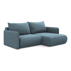 LaMiaSofa hoekbank rechts Palermo – textuurstof – lichtblauw – 207×148 LaMiaSofa hoekbank rechts Palermo – textuurstof – lichtblauw – 207×148