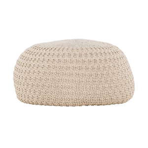 Nest living Sylvie Gevlochten Ronde Poef Beige – Ø 45 cm Nest living Sylvie Gevlochten Ronde Poef Beige – Ø 45 cm