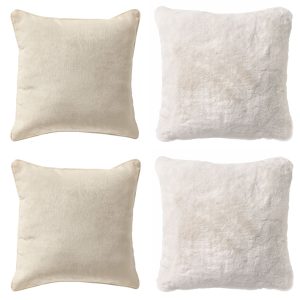 KUSSENSET – 4-delig – Soft Elegance – 45×45 cm – inclusief binnenkusse KUSSENSET – 4-delig – Soft Elegance – 45×45 cm – inclusief binnenkusse