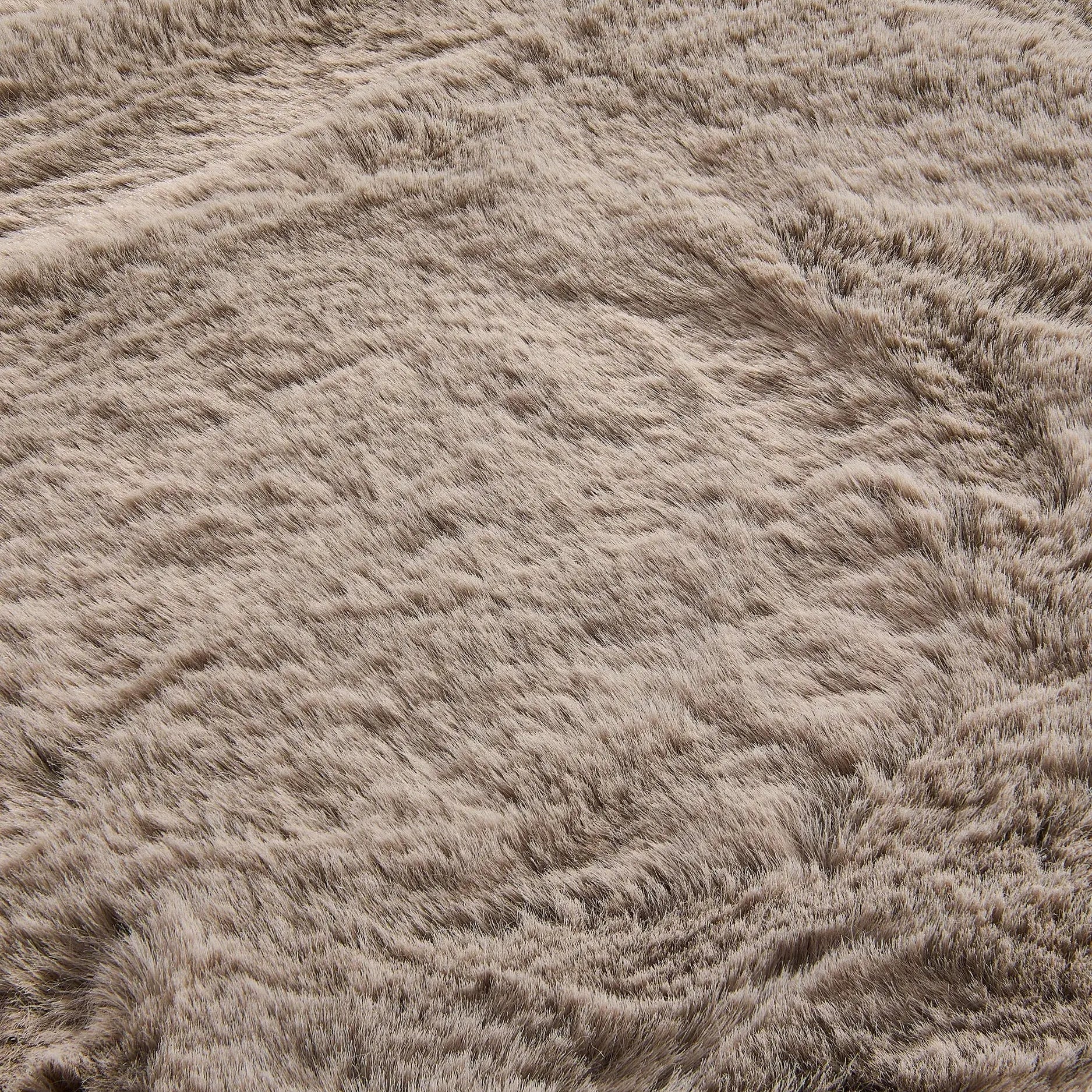 Mrcarpet Organisch Hoogpolig vloerkleed Extra Zacht Fluffy - Taupe 200