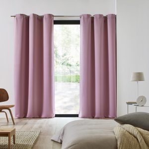 Madura Gordijn Blackout roos 117×137 cm