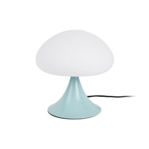 Leitmotiv tafellamp Hongo – blauw – 20x20x21cm – Paddenstoellamp Leitmotiv tafellamp Hongo – blauw – 20x20x21cm – Paddenstoellamp