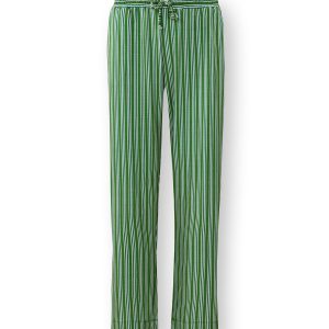Pip Studio – Belin Pyjama Broek Dames – Kente Stripe – Groen – L Pip Studio – Belin Pyjama Broek Dames – Kente Stripe – Groen – L