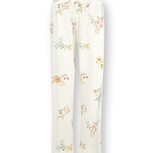 Pip Studio – Belin Lange pyjamabroek – Dames – Blossom Chique – Wit – Pip Studio – Belin Lange pyjamabroek – Dames – Blossom Chique – Wit –
