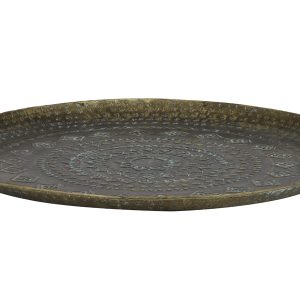 Light & Living schaal MELE – Ø58×1.5cm – groen Light & Living schaal MELE – Ø58×1.5cm – groen