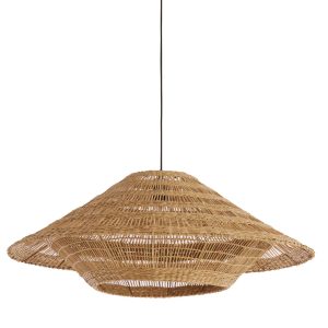 Light & Living hanglamp OWANA – bruin – Ø80x30cm Light & Living hanglamp OWANA – bruin – Ø80x30cm