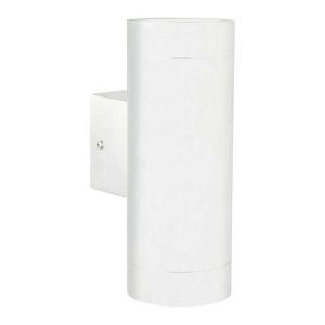 Nordlux Tin Wandlamp Buiten – Ø7,6cm – 2-lichts GU10 – IP54 – Wit Nordlux Tin Wandlamp Buiten – Ø7,6cm – 2-lichts GU10 – IP54 – Wit