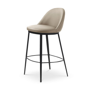 Olivine Lou barkruk kunstleer taupe – 68 cm Olivine Lou barkruk kunstleer taupe – 68 cm