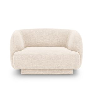 Micadoni Fauteuil Miley chenille, lichtbeige – 90x103x70cm Micadoni Fauteuil Miley chenille, lichtbeige – 90x103x70cm