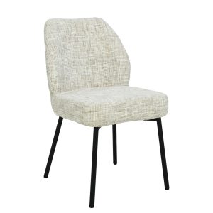 Livingfurn eetkamerstoel Tess – beige – set van 2 – 63x48x83 Livingfurn eetkamerstoel Tess – beige – set van 2 – 63x48x83