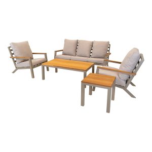 Lesli Living loungebank Donnan – beige – 175x99x79cm Lesli Living loungebank Donnan – beige – 175x99x79cm