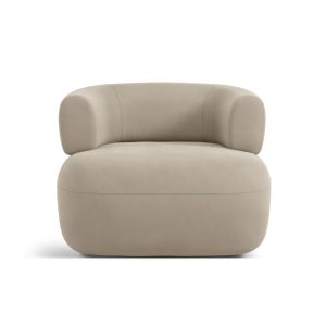 Micadoni Fauteuil Jenny flueel beige – 88x90x73cm Micadoni Fauteuil Jenny flueel beige – 88x90x73cm