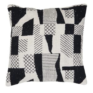 Light & Living kussen CESENA – 45x45cm – zwart Light & Living kussen CESENA – 45x45cm – zwart